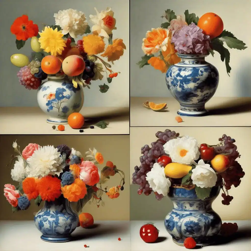Still Life No. 2 (Quadriptych) – Walasse Ting