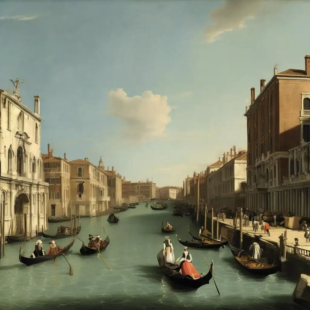 Entrance To The Grand Canal Looking East – Canaletto