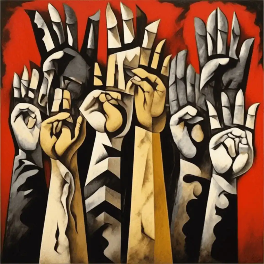 Hands of Protest – Oswaldo Guayasamin